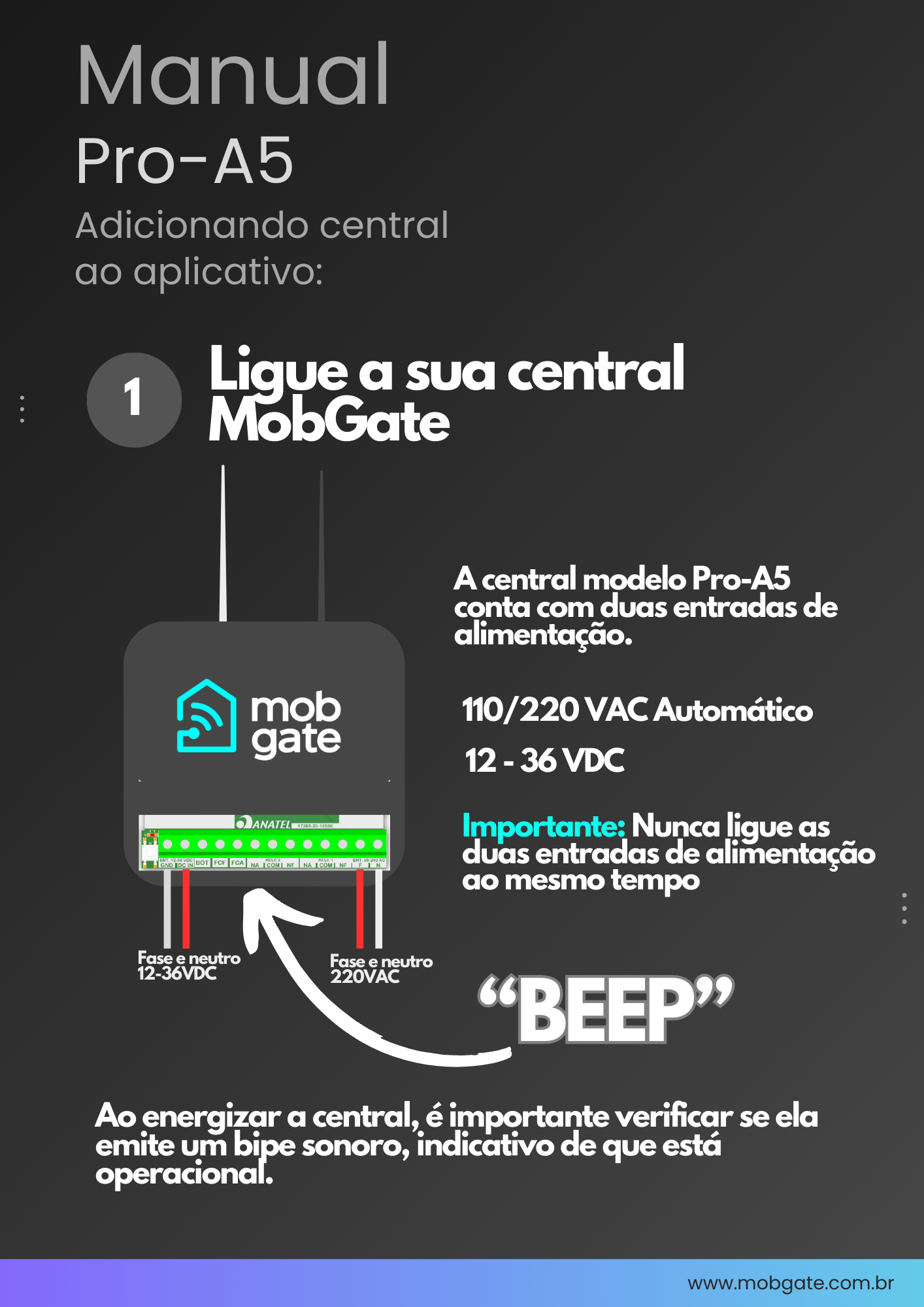 instalação